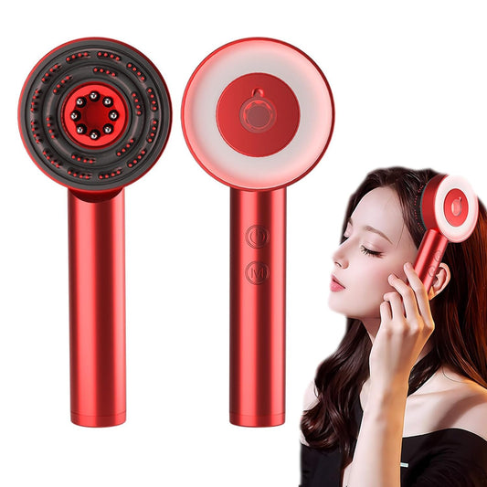 Forubar Scalp Rosemary Oil Massaging Brush - Red Light Therapy