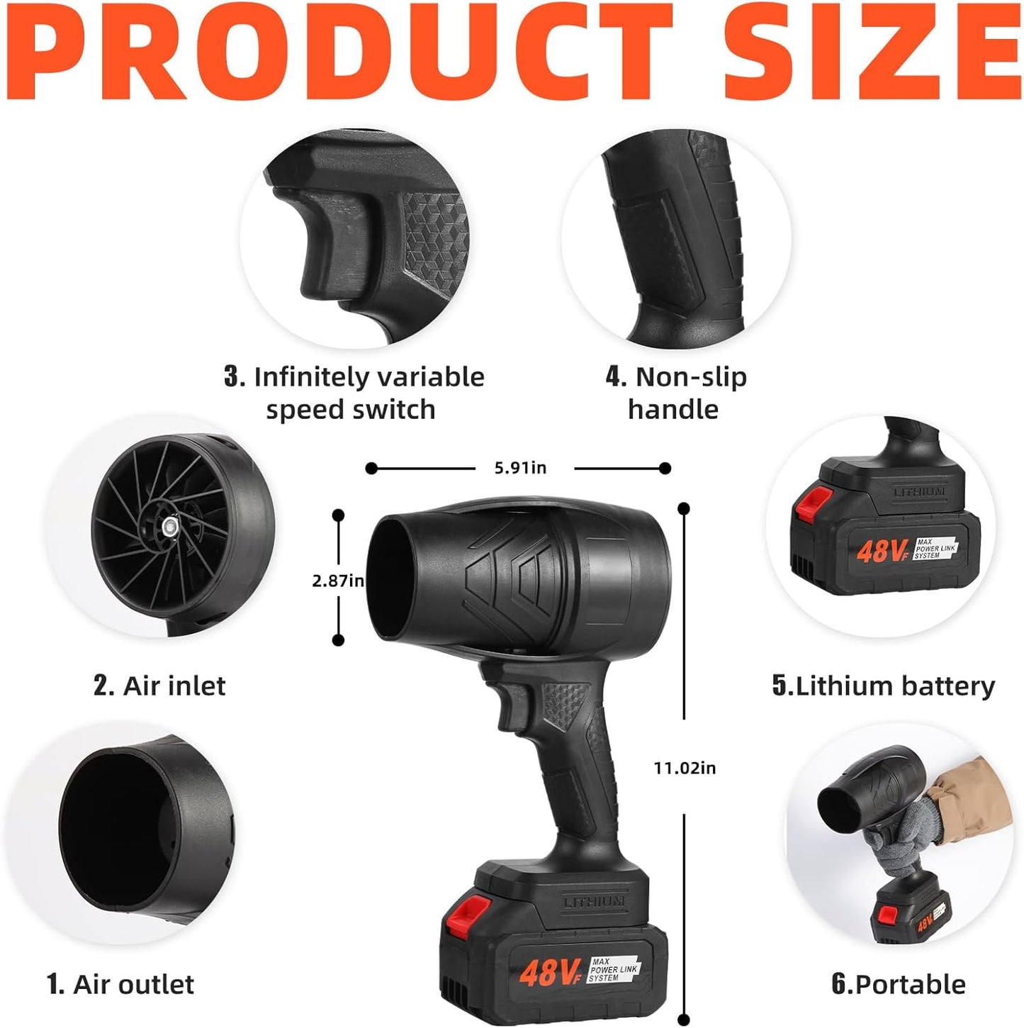 Turbo Jet 48V Air Blower