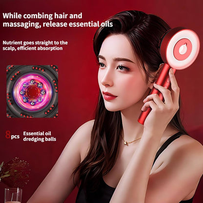 Forubar Scalp Rosemary Oil Massaging Brush - Red Light Therapy